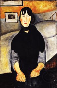 Amedeo Modigliani Young Woman of the People china oil painting image